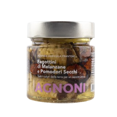 Fagottini di melanzane e pomodori secchi